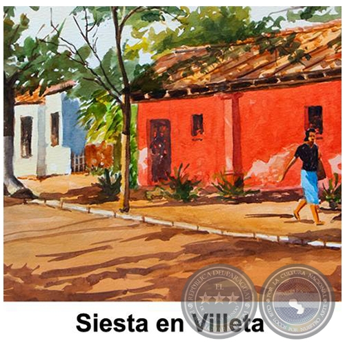 Siesta en Villeta - Obra de Emili Aparici